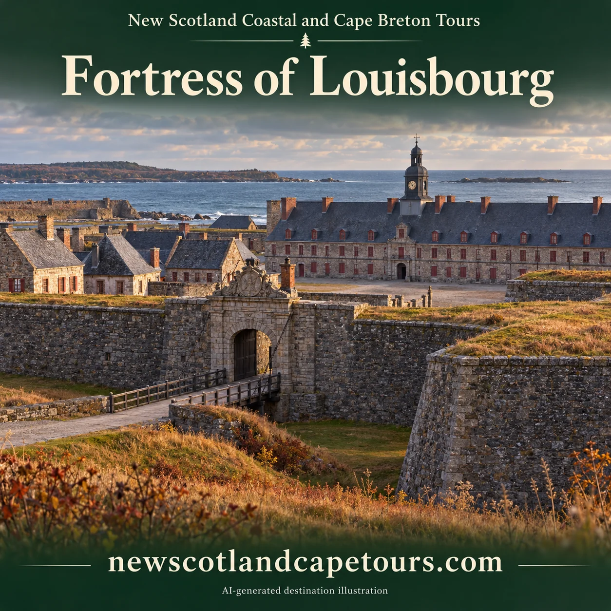 Louisbourg · destination illustration